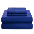 All size bed sheets/embroidery design microfiber bed sheet set